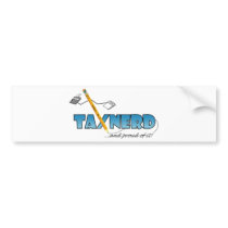 TaxNerd Bumpersticker Bumper Sticker