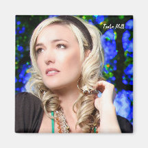 Taylor Mills "Lullagoodbye Chagall-style" magnet