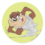 Taz tournant rapidement autocollants
