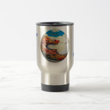 Taza de viaje mapa de Italia