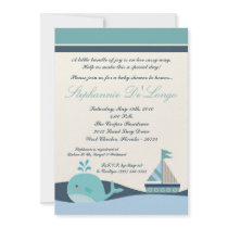 {TBA} 5x7 Nautical Boat Baby Shower Invitation