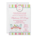 {TBA} 5x7 Trendy Tea Party Baby Shower Invitation