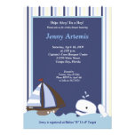 {TBA} Ahoy Mate Sailboat Boat Nautical Baby Shower Personalized Invite