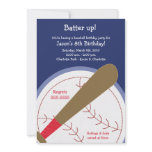 {TBA} BASEBALL Batter Up Birthday Invitation