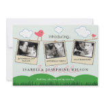 {TBA} Clothesline Polaroids Birth Announcement