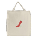 TBA Embroidered Red Shoe On Bag embroidered bags
