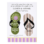(TBA)Flippin Out Couples Wedding Shower Pool Party Announcement
