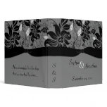 TBA - Grey and Black Floral Wedding Binder