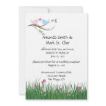 TBA - Lovebirds Wedding Reception Invitation