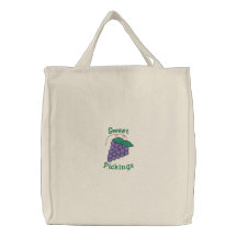 TBA* Sweet Pickings Purple Grapes Grocery Bags