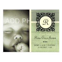 TBA WINNER - ROCKIN' ROYAL BABY ANNOUNCEMENT POSTCARDS