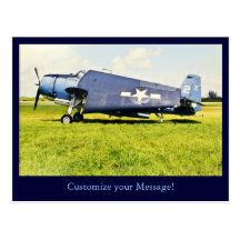TBM Avenger Postcard