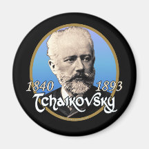 Tchaikovsky Fridge Magnet