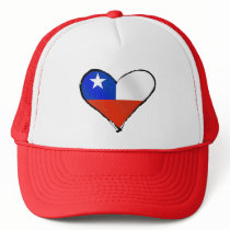 Te Amo Chile Chilean love and pride Mesh Hats