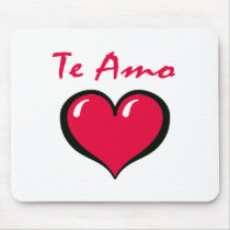 Te Amo Mousepad