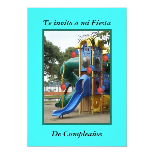 Te Invito A Mi Fiesta Cumpleaños Invitación 5 X 7 Zazzle 5133