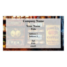 Tea and Coffee Business Cards
