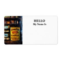 Tea and Coffee Shipping Labels