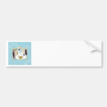 Tea and Crumpets White Poodle Tea Party Bumper Sticker