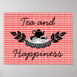 Tea and Happiness Poster