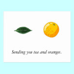 Tea and Oranges postcards