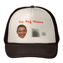 Tea Bag Obama Trucker Hats
