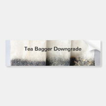 Tea Bagger Downgrade Bumper Sticker