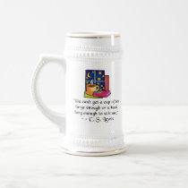 Tea & Books w Quote Steins - 2 colours Mugs