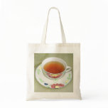 Tea cup canvas bag