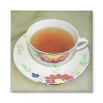 Tea cup fridge magnet