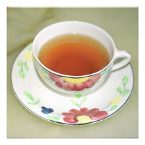 Tea cup photo print