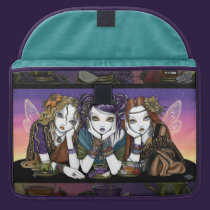 Tea For Three KiKi Party Fairy Macbook Sleeve macbook sleeves