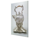 Tea kettle and stand by C.Kandler, London, 1730 Stretched Canvas Prints