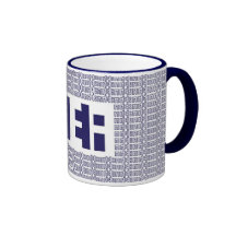 "TEA" Mug: blue