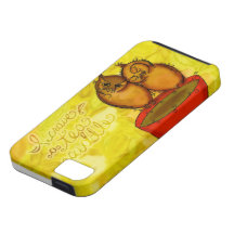 Tea Owl Cuddles iPhone 5 Cases