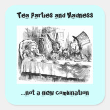 Tea Parties & Madness Stickers