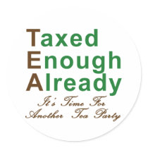 Tea Party 2009 T-Shirts, Mugs and Buttons!