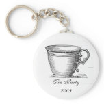 Tea Party 2009 Tea Cup Keychain
