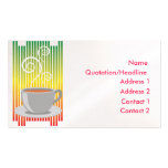 tea party business card