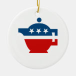 TEA PARTY CHRISTMAS TREE ORNAMENTS