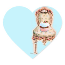 Tea Party Cupcake Design Sticker