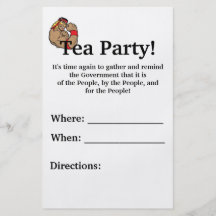 Tea Party! Custom Flyer
