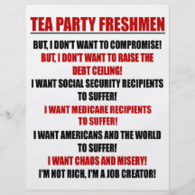 tea party freshmen full colour flyer