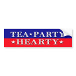 TEA PARTY HEARTY bumper stickers