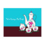 Tea Party Invitations Postcard