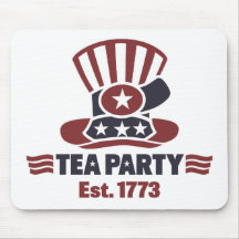 Tea Party Items Mouse Pad