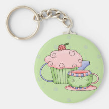 Tea Party Key Chains