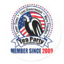 Tea Party - Member Since 2009 Stickers