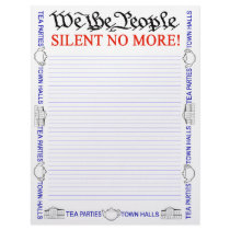 Tea Party Patriot Customizable Letterhead