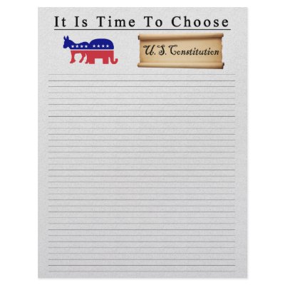 Tea Party Patriot Customizable Letterhead by Patriot_Resistance